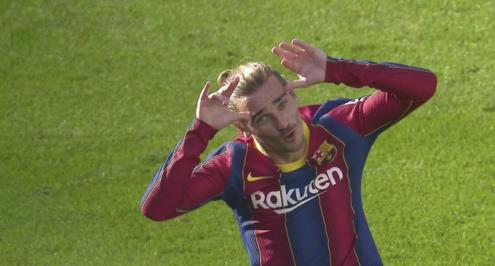 فيديو.. جريزمان يسجل من صاروخية في شباك أوساسونا 